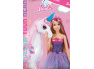 Povlečení do postýlky Barbie a Duhový Jednorožec