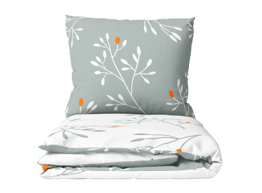 Bavlněné povlečení Winter Šedé