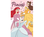 Dětský ručník Princess Popelka Ariel a Belle 30x50 cm